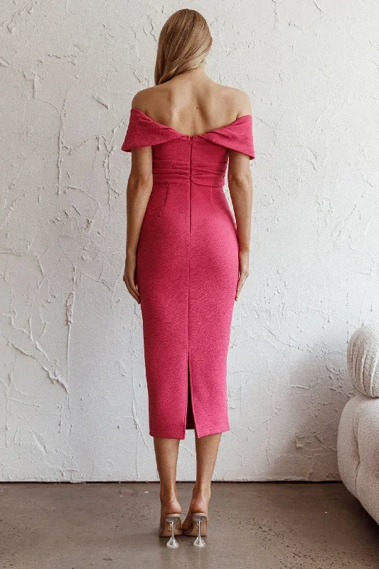 lillianne-off-shoulder-midi-dress-fuchsia