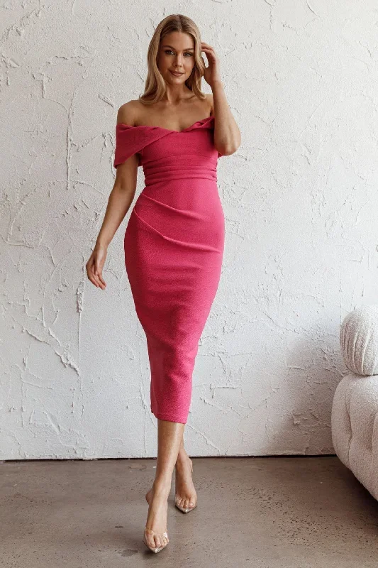 lillianne-off-shoulder-midi-dress-fuchsia