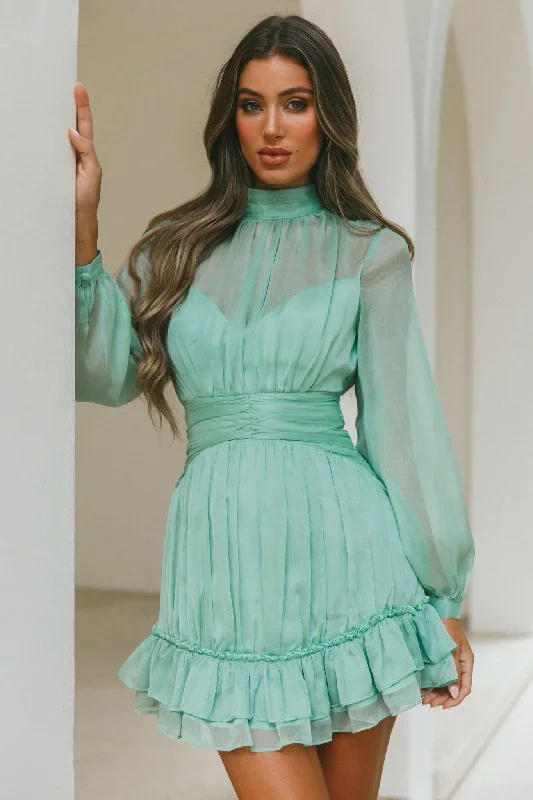 mandalay-high-neck-long-sleeve-waistband-dress-sage