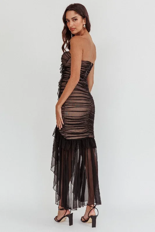 mesmerize-strapless-high-low-hem-mesh-dress-black