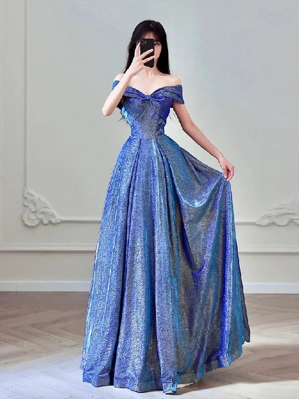 simple-a-line-shiny-satin-blue-long-prom-dress-blue-long-formal-dress