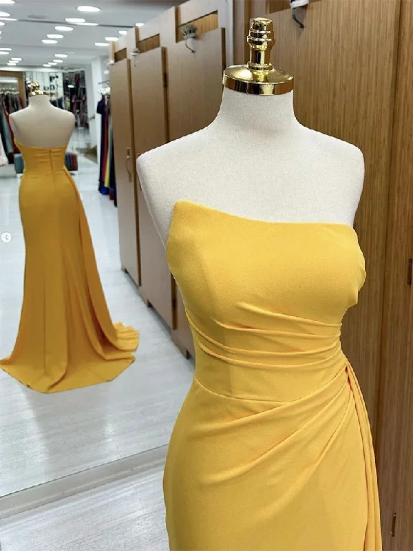 simple-yellow-satin-long-prom-dress-yellow-formal-dress