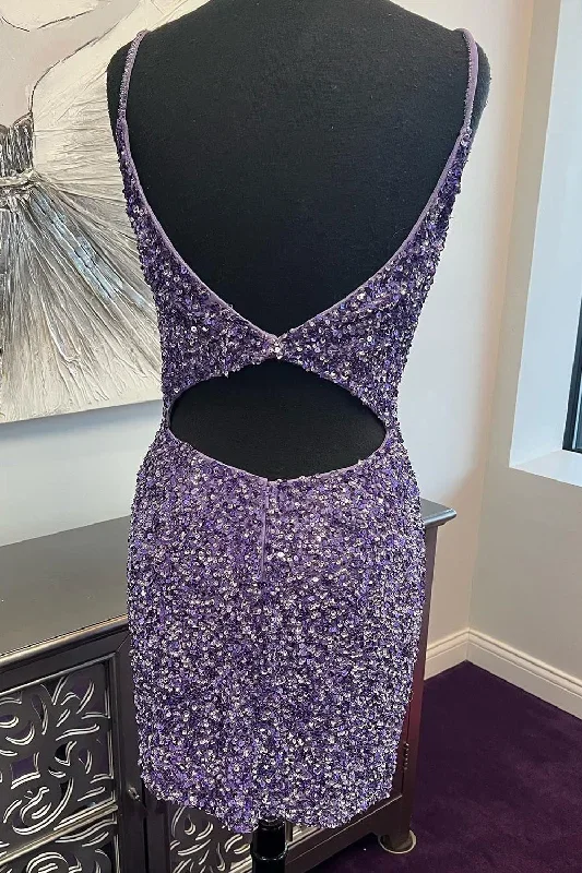 straps-purple-sequins-cutout-tight-homecoming-dress