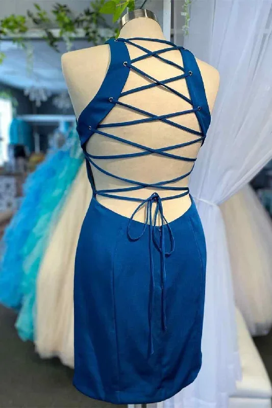 tight-blue-mini-party-dress-with-lace-up-back