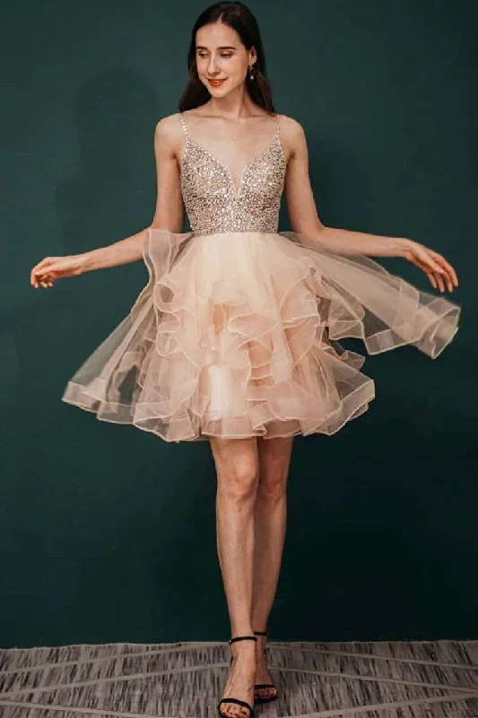 tulle-sequin-short-party-dress-pink-and-green